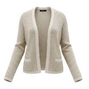 Banana Republic Cream and Tan Cardigan
